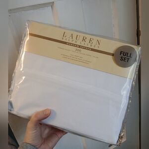 New Ralph Lauren Full Bed Set Sheets Pillowcase Bedding Home
